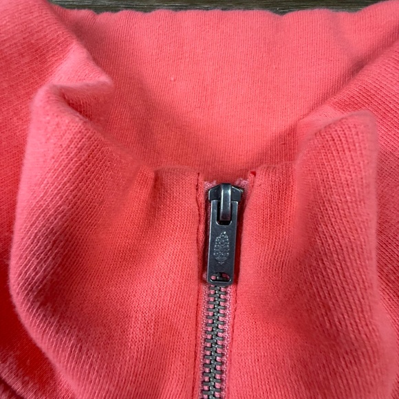 Free People FP Movement Away We Go Half Zip Hibiscus NWT M Oversized, Iridescent - Picture 9 of 16